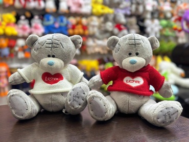 Мягкая игрушка Teddy Bear Мишка Тедди 2 шт, 25 см