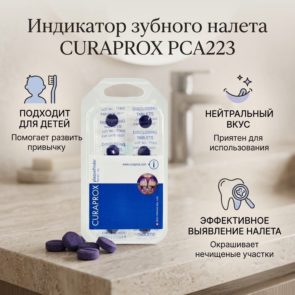 CURAPROX индикатор зубного налета PCA223 15 г