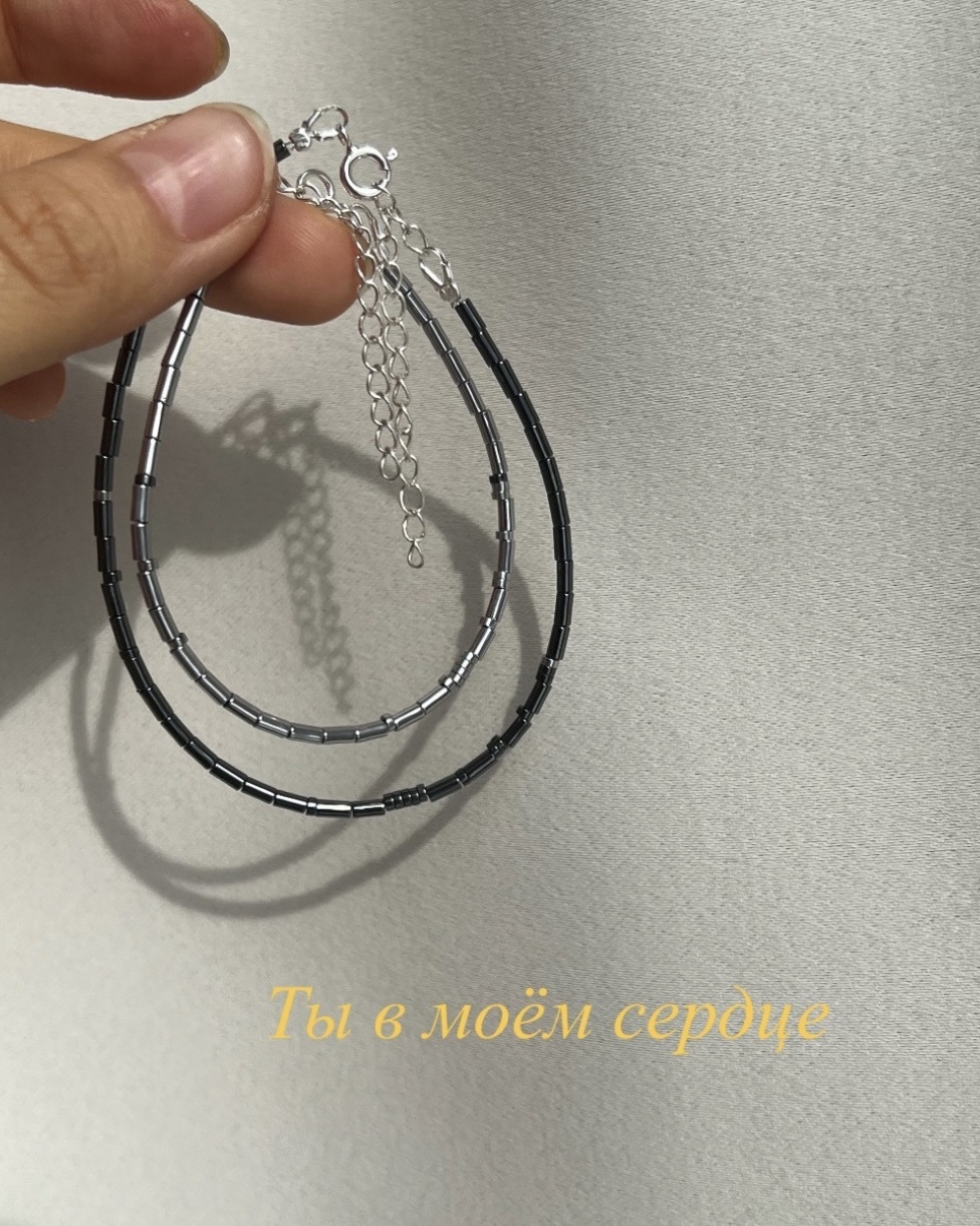 Браслет длина 15.21 см гематит, гематит