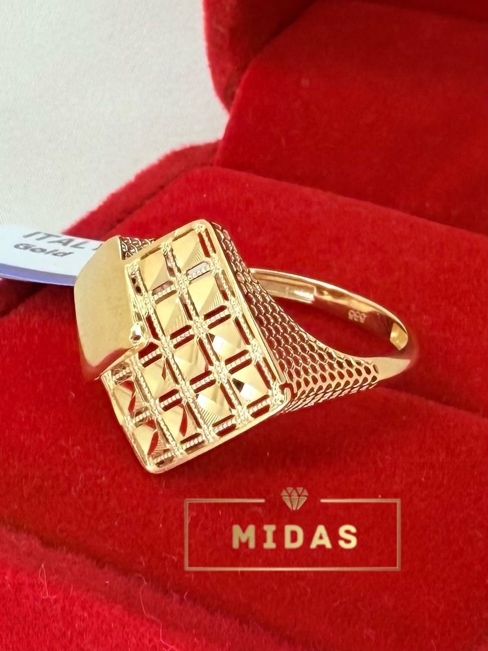 MIDAS 20061208 размер 18.5 вес 1.5 г золото, без вставок