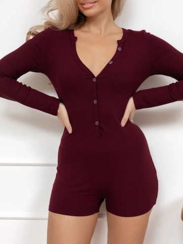 Комбинезон с шортами PRETTYOU красный