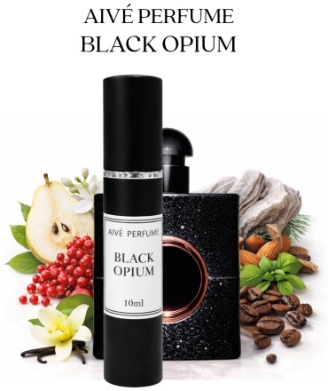 Aivé perfume BLACK OPIUM духи PARFUM 10 мл, для женщин