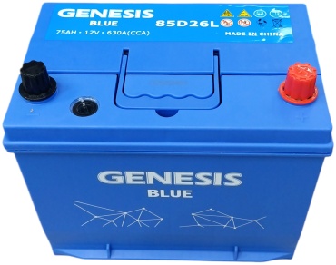 GENESIS 6CT 85D26L 75Ah Asia (правый) Blue 75 Ач обратная