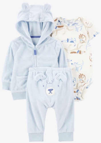 Комплект Carters бежевый, голубой