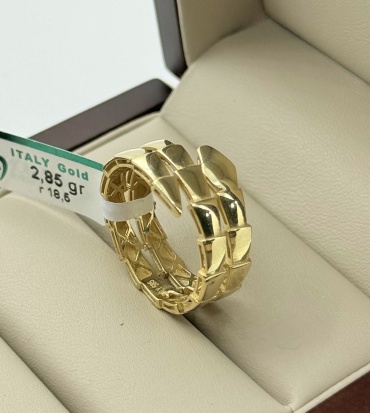 Кольцо Exclusive Gold Aij830 размер 18.5 вес 2.85 г золото, без вставок