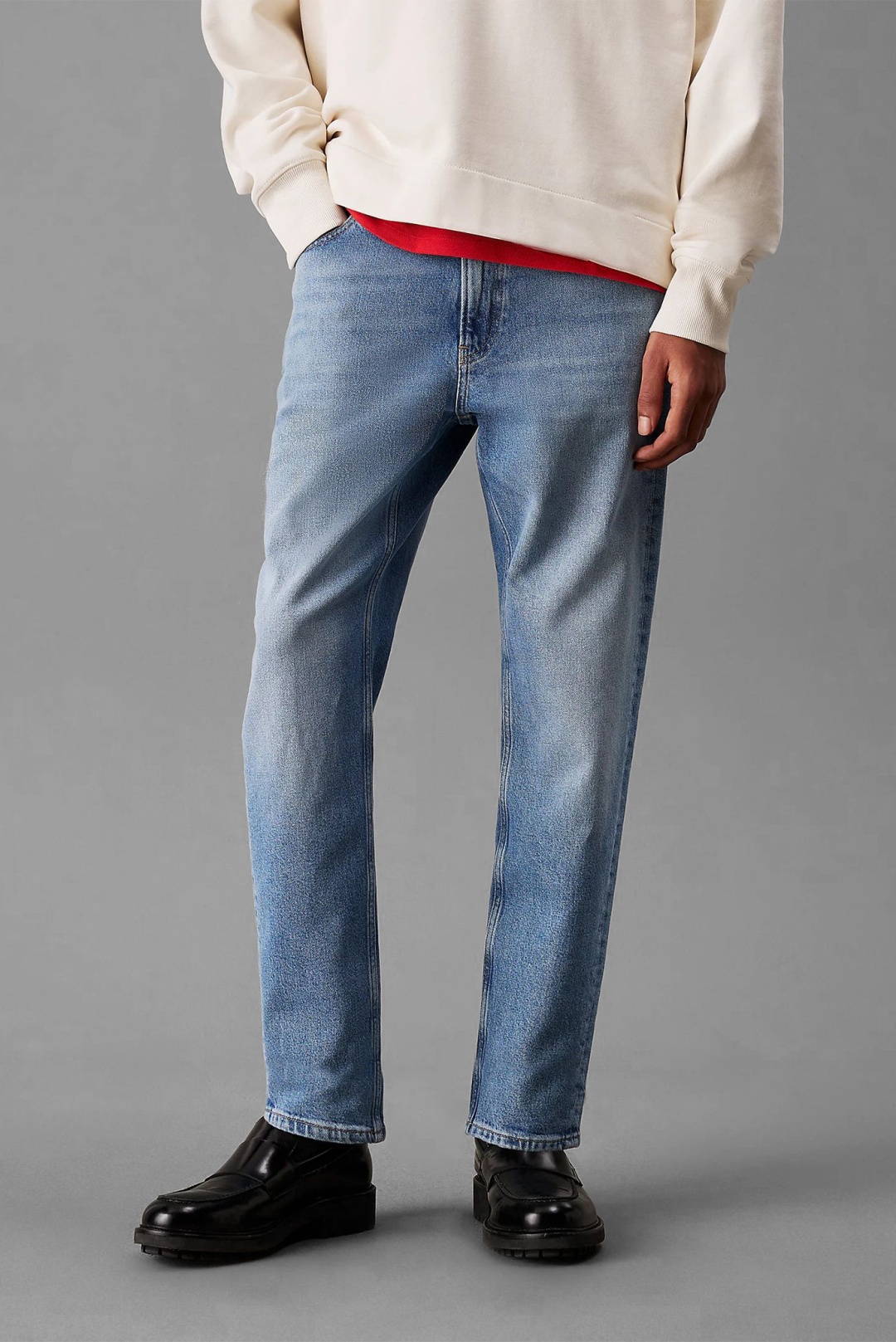 Джинсы свободного кроя Calvin Klein Jeans синий