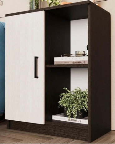 Комод Добрый Свет 011867876, 60x33x75 см, белый, коричневый