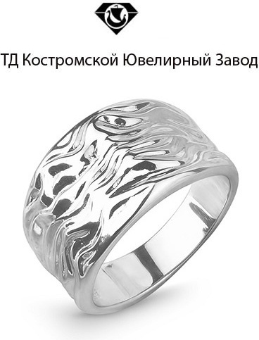 ТД Костромской Ювелирный Завод 44000213 размер 18.5 вес 6.06 г серебро, без вставок