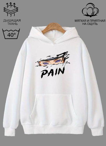Худи Qazahi brand белый
