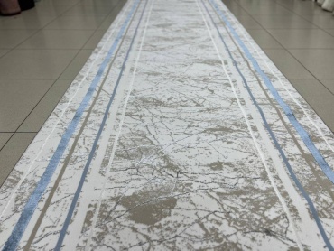 Ковровая дорожка Bal Carpet короткий ворс, полиэстер, шелк, 80 см x 3 м
