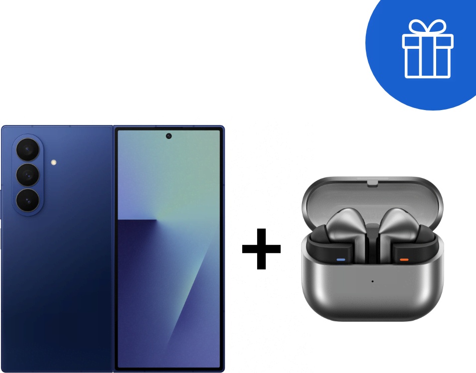 Смартфон Samsung Galaxy Z Fold7 5G 12 ГБ/512 ГБ синий + подарок