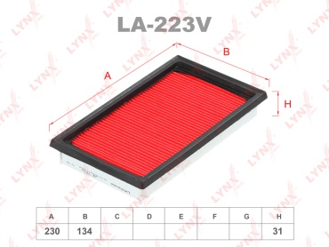 LYNXauto воздушный фильтр LA223V