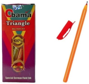 Ручка гелевая Obama Triangle 50 шт, 7 мм, цвет чернил синий