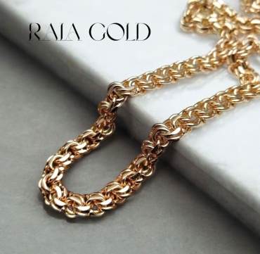Raia Gold 6686 длина 55 см, вес 7.81 г золото, плетение бисмарк