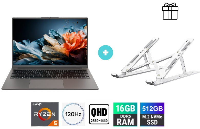 Ноутбук FIREBAT U6B 16" / 16 Гб / SSD 512 Гб / Win 11 / IG6616Q8 + подарок