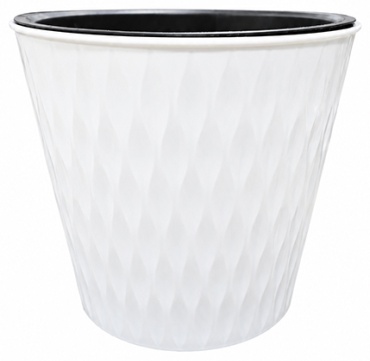 Горшок для дома, для улицы, для балкона Rum Plast 3.5 л, пластик