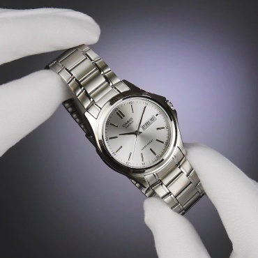 Кварцевые CASIO Watch Original-1239D-7 нержавеющая сталь