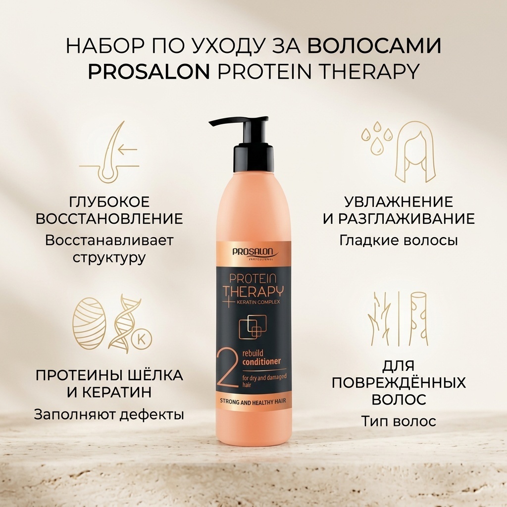 Prosalon Protein Therapy набор по уходу за волосами для женщин
