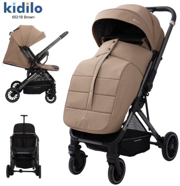 Коляска прогулочная S-DRIVE SD KIDILO 6521B, коричневый