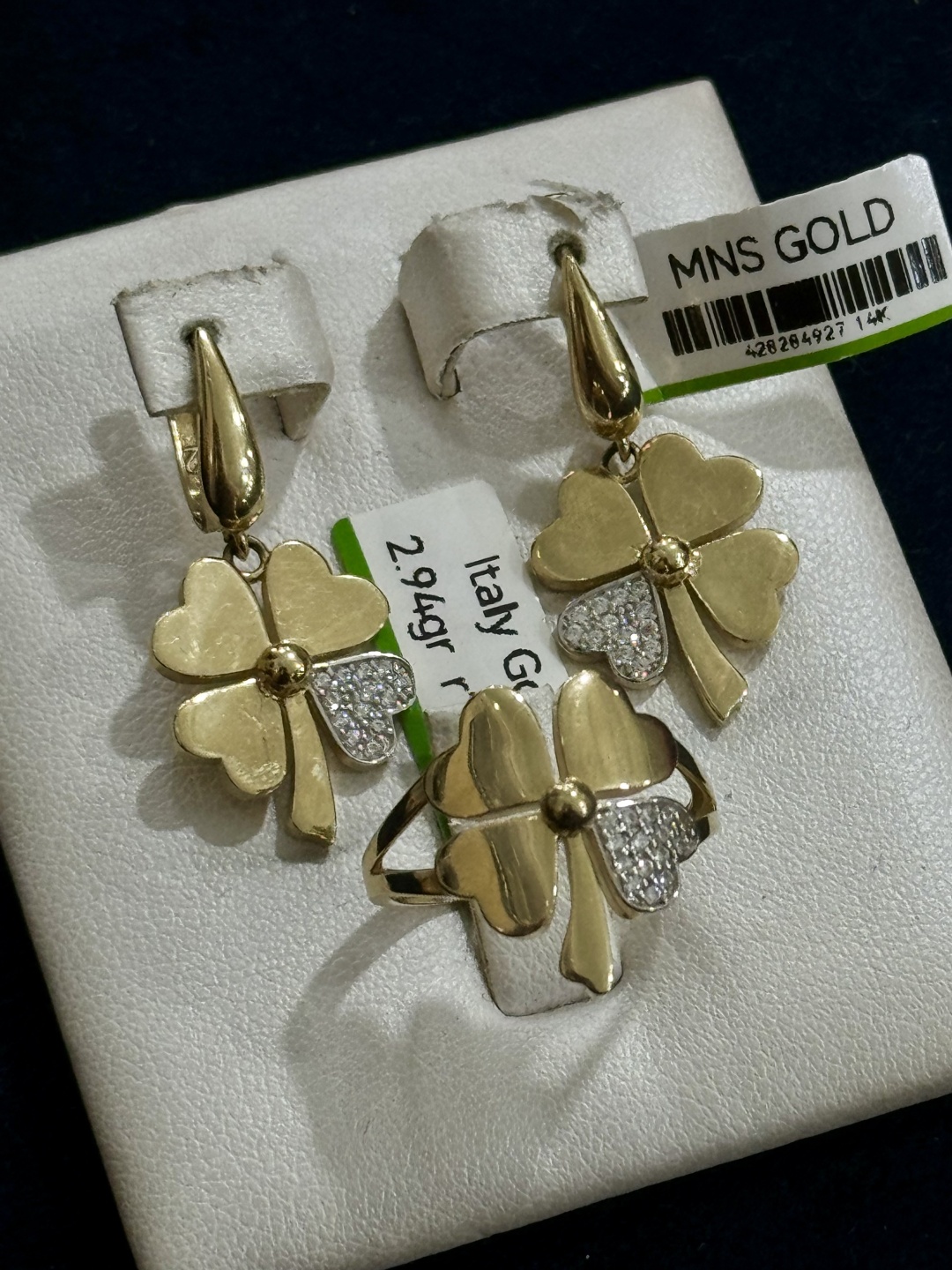 Italy Gold К490294175 вес 7.8 г золото, без вставок