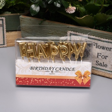 Свеча ARTSTYLE Happy birthday буква, 13 шт 5 см
