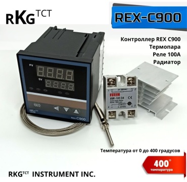 RKG температурное реле REX C900-V*AN SSR100DА, кол-во фаз : 1