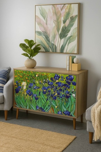 Комод Vincent Van, 120x40x85 см, мультиколор