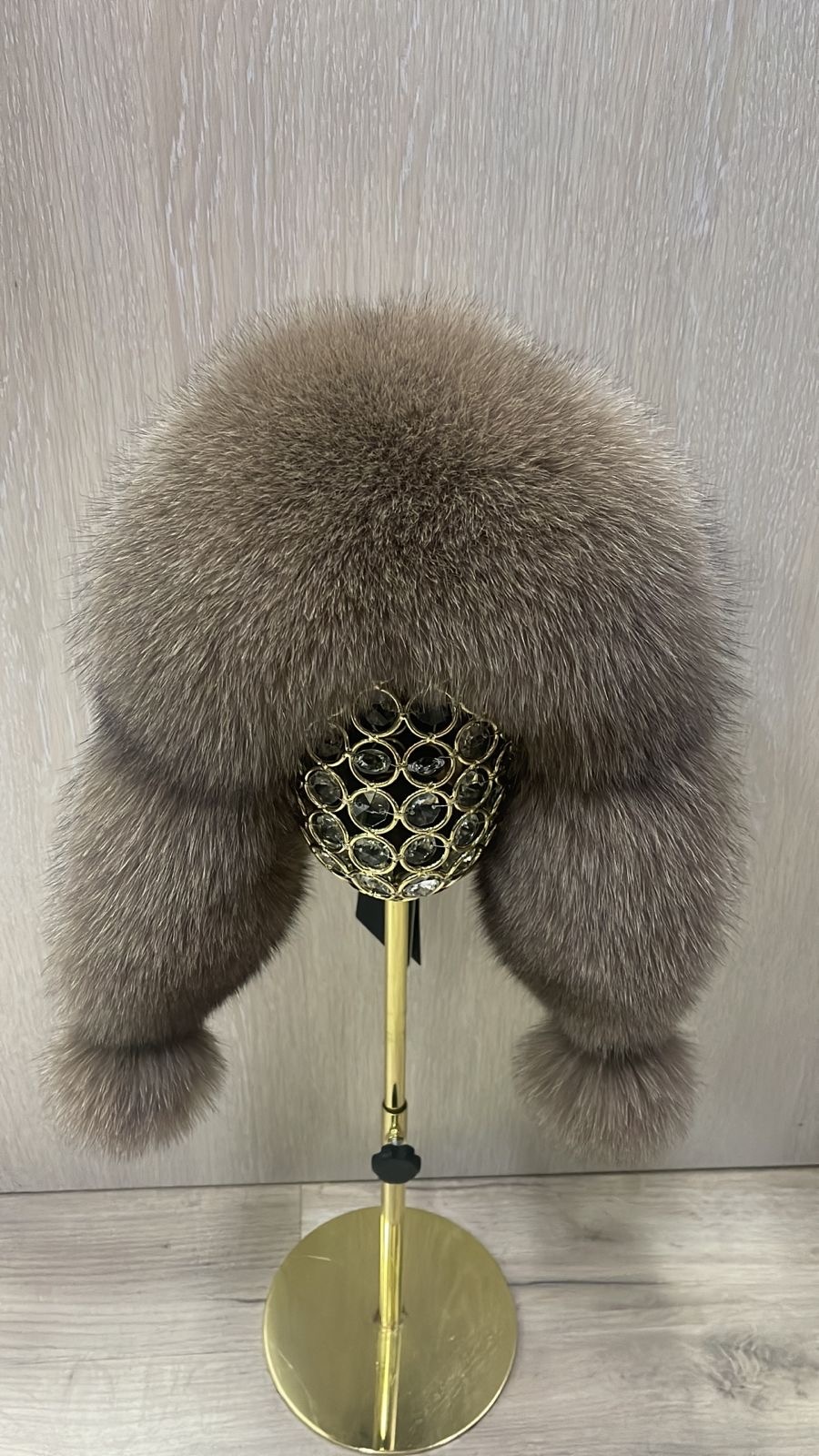 Ушанка SemiFur размер 56, 57, 58, 59, коричневый