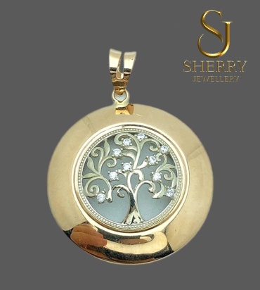 Подвеска SHERRY 2055 вес 3.37 г золото, фианит