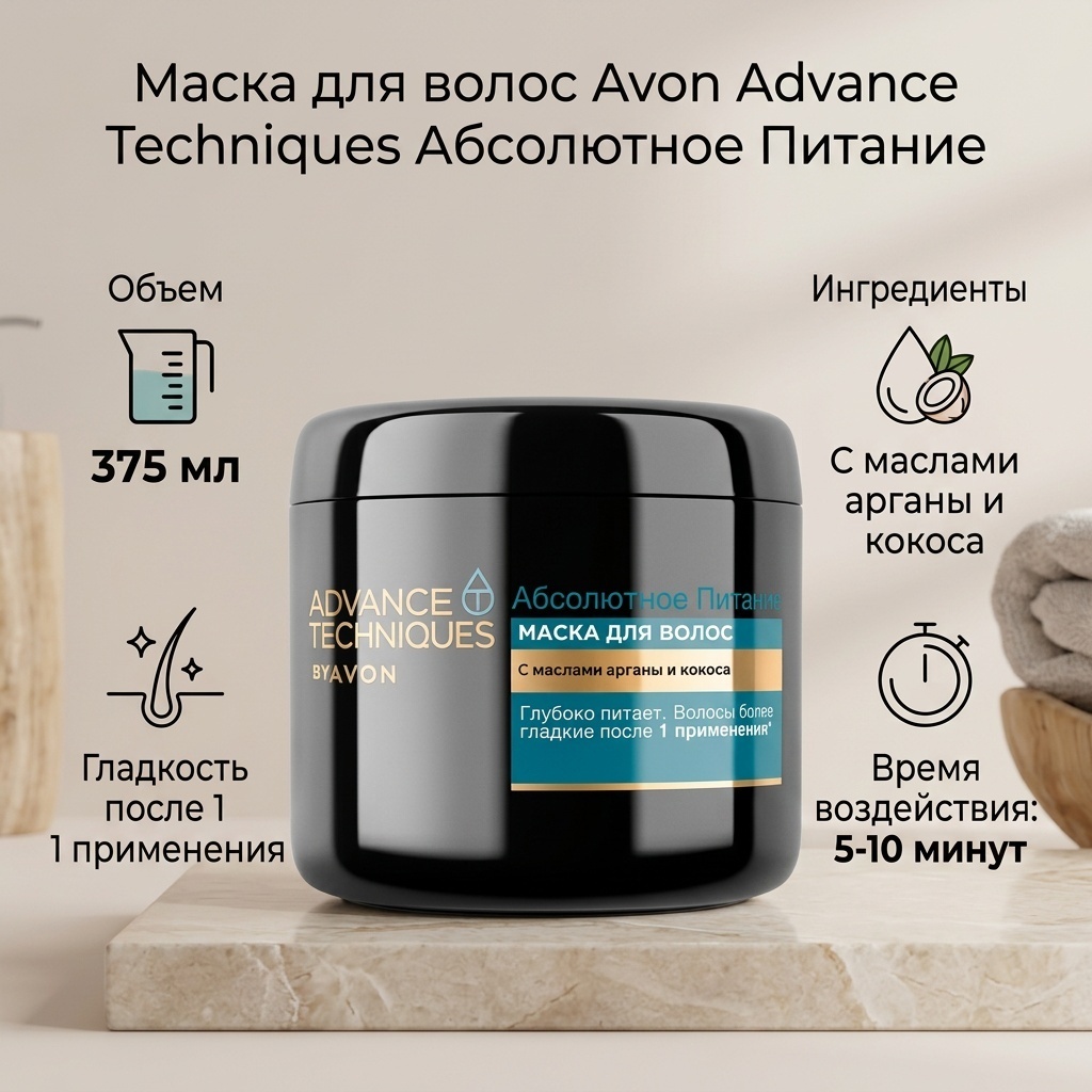 Avon Advance Techniques Абсолютное питание маска 375 мл
