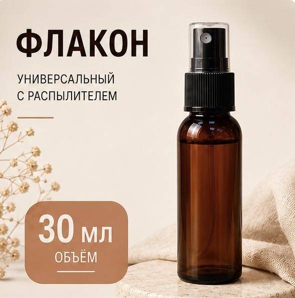 Dr.Yoffee флакон косметический наливным путем стекло 30 мл 1 шт