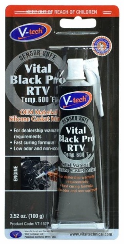 V-Tech герметик VT-157P 100 мл черный