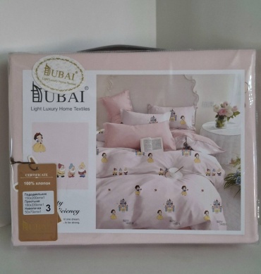 Комплект DUBAI Light Luxury Home Textiles 1.5-спальный хлопок, 1 наволочка: 50x70 см