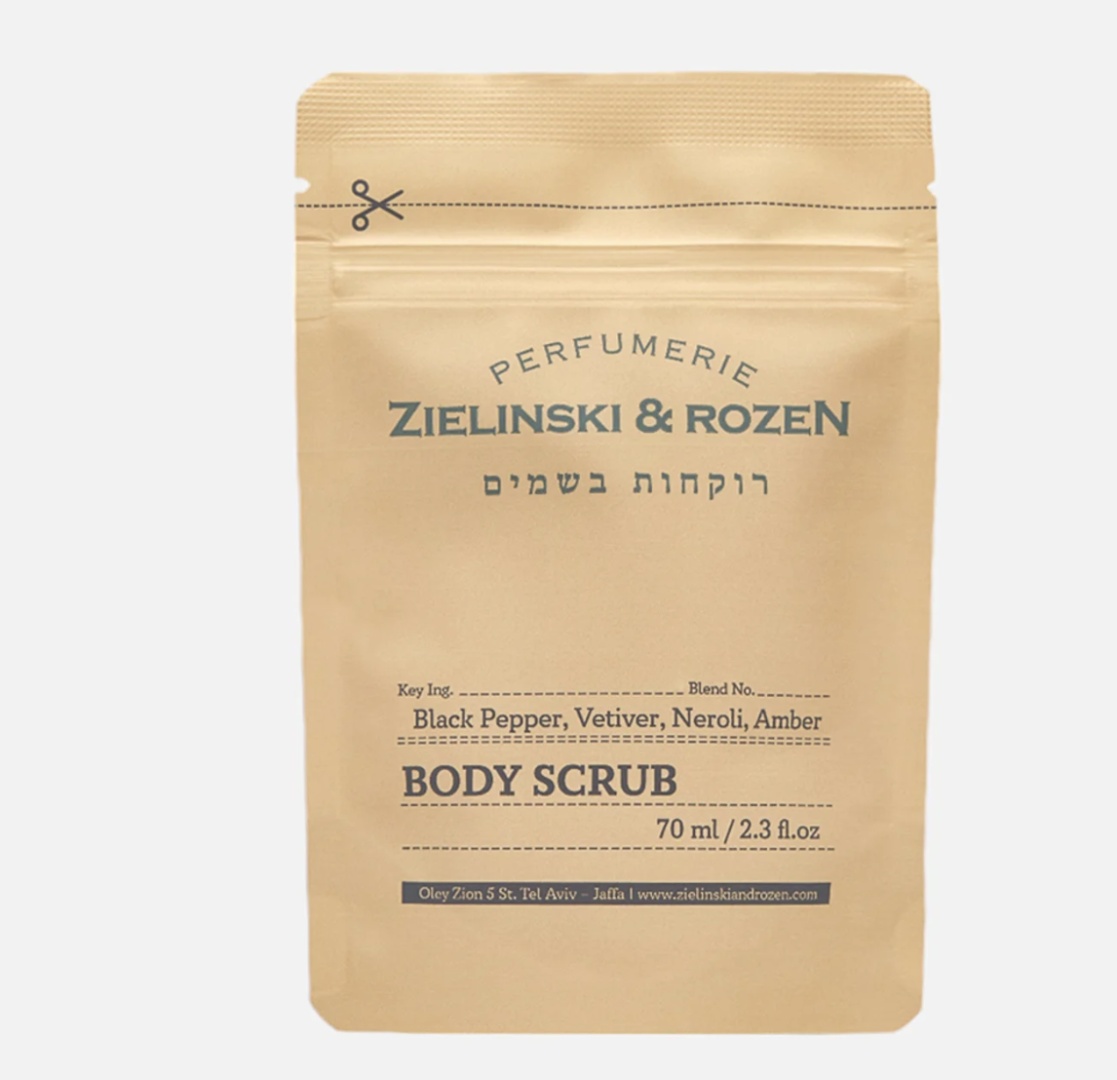 Zielinski & Rozen скраб BLACK PEPPER, VETIVER, NEROLI, AMBER для тела 70 мл