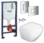 KeraLux унитаз с инсталляцией GROHE KB 203 TOR, санфарфор