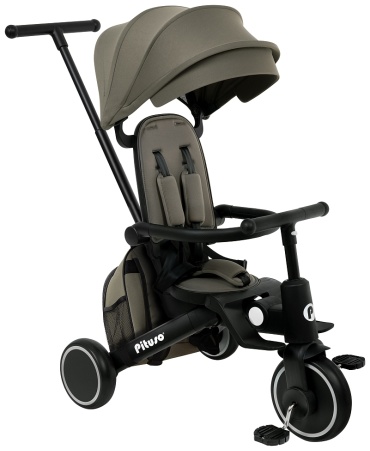 Трёхколёсный велосипед Pituso Leve Pro T8 PLUS-Khaki зеленый