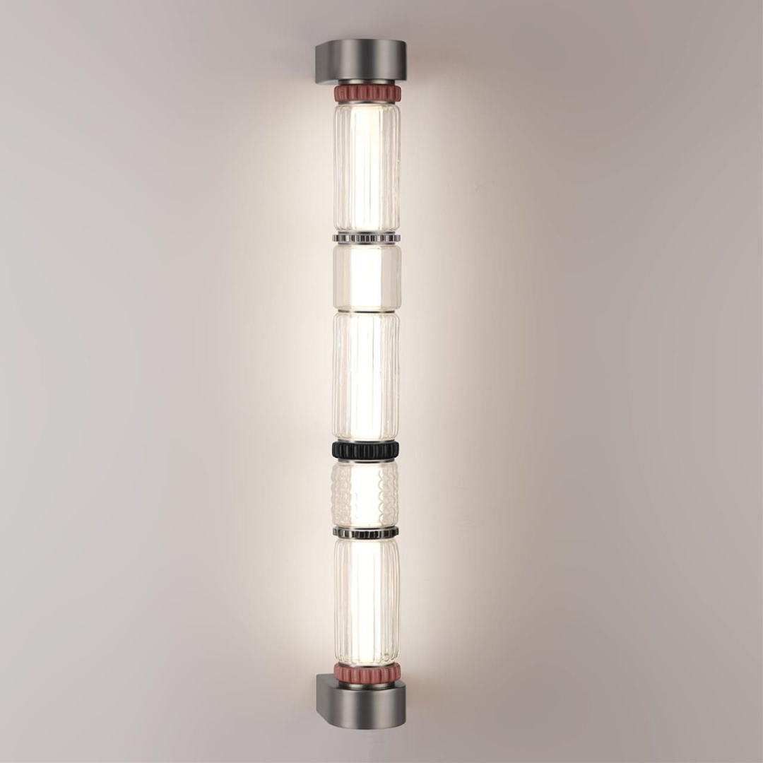 Бра настенный Odeon Light LED, серый, прозрачный