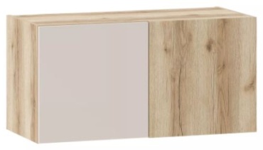 Шкаф антресольный Fortis Арден, 90x45х40 см, коричневый, бежевый