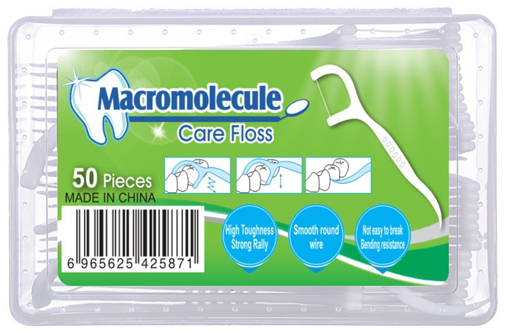 Зубная нить Macromolecul флоссер 50 м