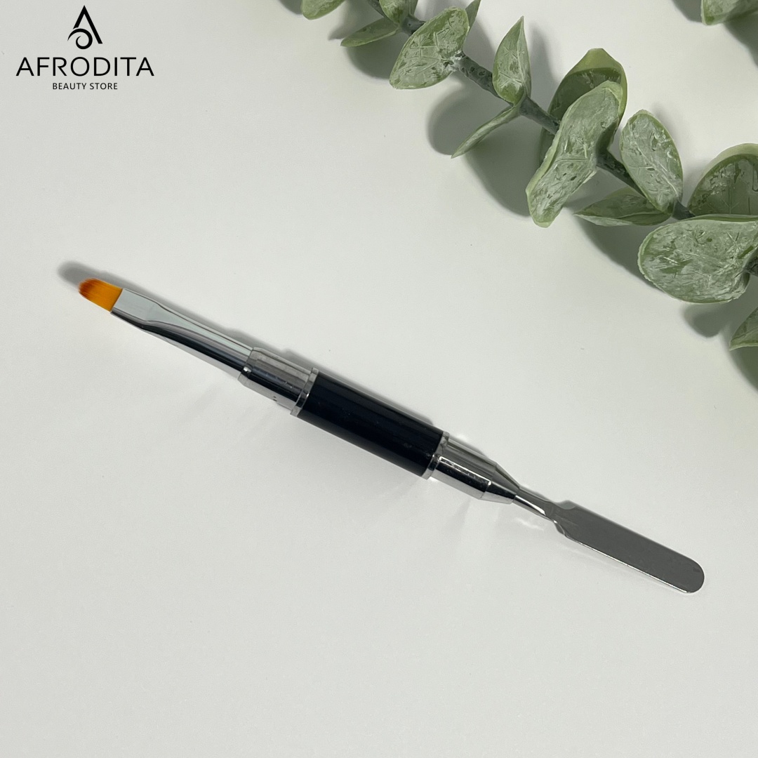 Afrodita кисть плоская пластик 1 шт