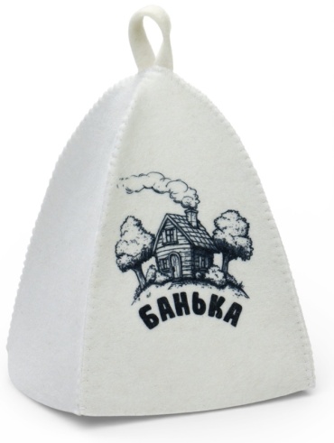 SIMA-LAND HOME банная шапка Шапка для бани и сауны «Банька» 1 шт