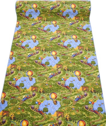 Ковровая дорожка Carpets Vitebsk безворсовая, полиамид, войлок, 200 см x 5 м