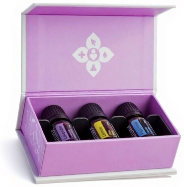 DoTERRA эфирное масло Лаванда, Лимон, Мята лаванда, лимон, мята 3 шт по 5 мл