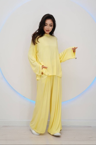 Костюм повседневный IN&ME style 2373 желтый