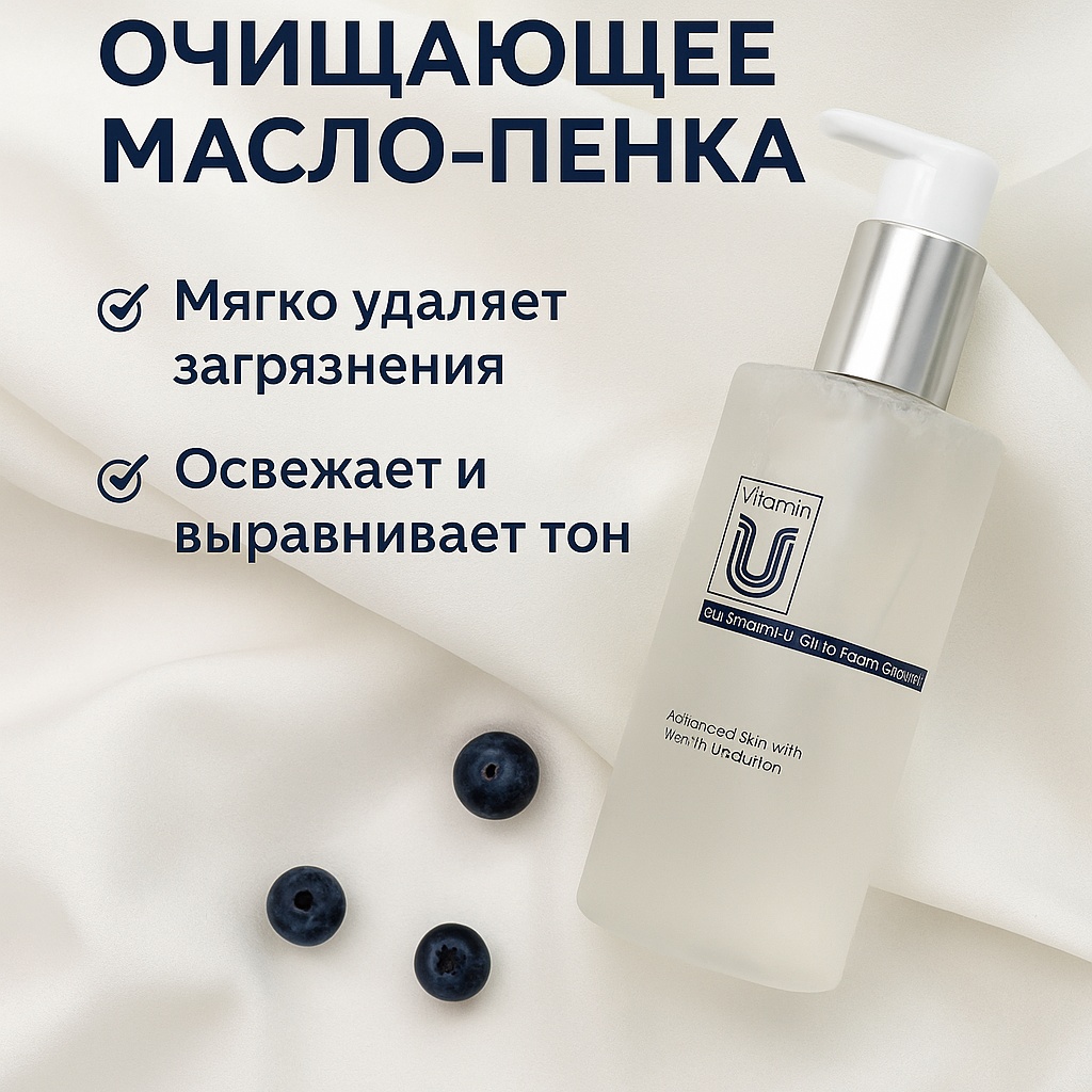 CU Skin Vitamin U Oil To Foam Cleanser масло-пенка 250 мл