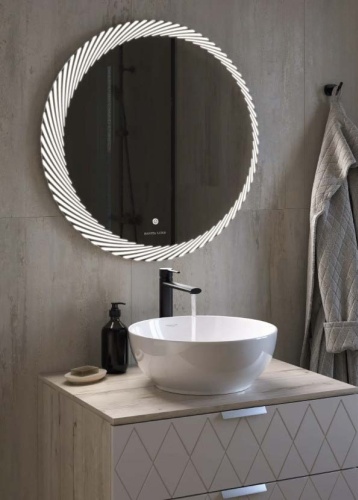 Раковина Sanita Luxe A40 накладная круглая 40х40 см, фарфор