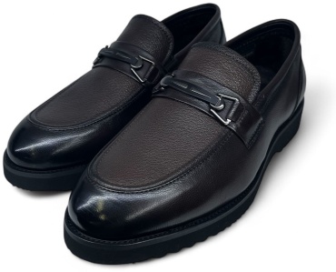 Лоферы VAKHSH SHOES темно-коричневый