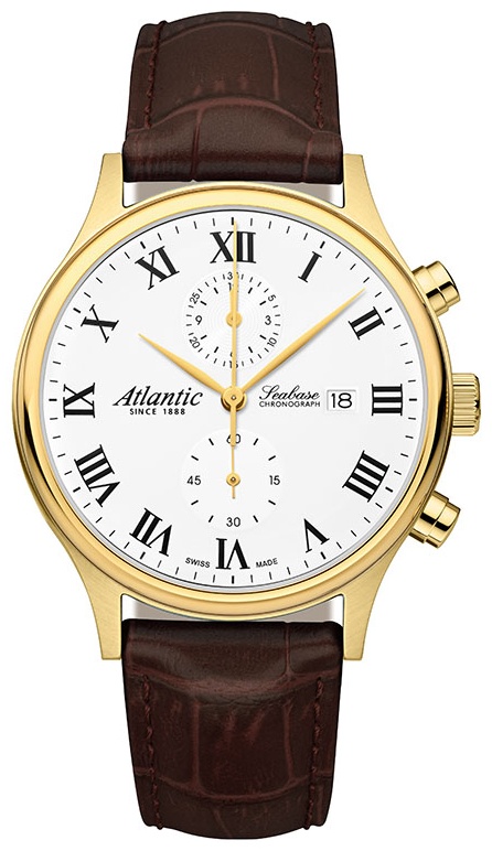 Кварцевые Atlantic 64452.45.18 нержавеющая сталь