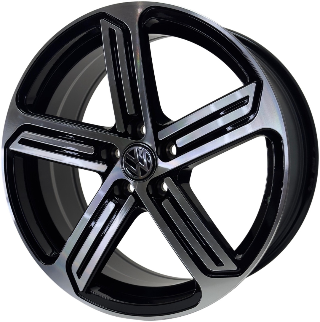 Yixing 701 WestWheelsShop 7.5x17/5x100 D57.1 ET42 4 диска черный, хром