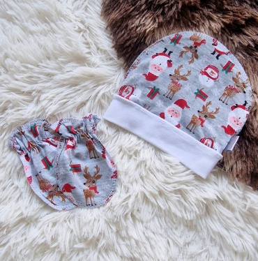 Комплект LeoRi KIDS 0-3 месяцев Новогодний мультиколор 62